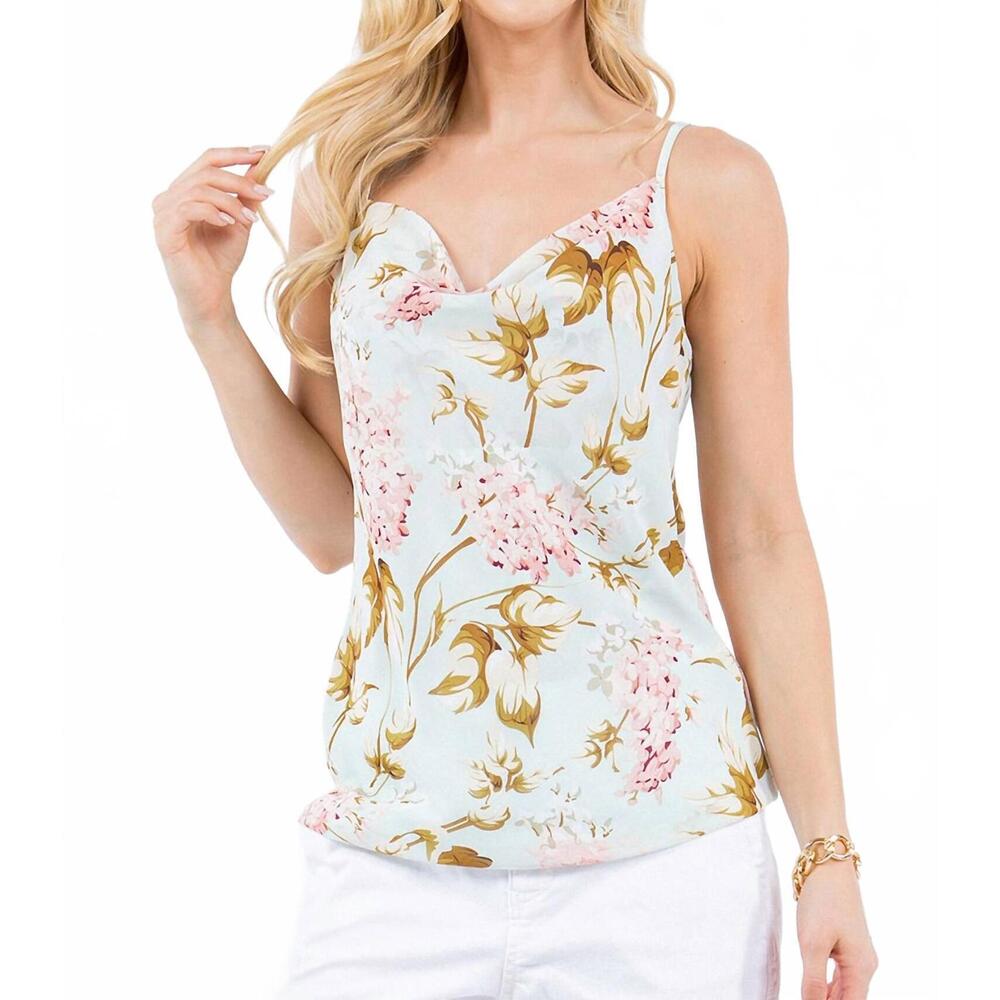 NEW PAPARAZZI georgette cami tank top in mint